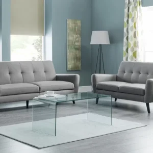 Monza 3 Seater Compact Retro Sofa - Grey