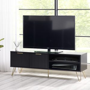 Murano Tv Unit - Matt Black