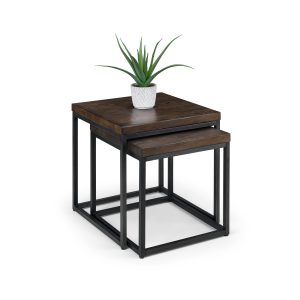 Brooklyn Nesting Lamp Tables - Dark Oak