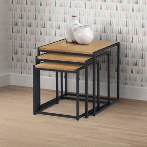 Tribeca Nest Of 3 Tables - Euro Oak