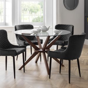 Chelsea 120cm Round Glass Table