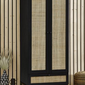 Padstow Wardrobe - Black