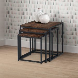 Tribeca Nest Of 3 Tables - Walnut