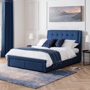 Fullerton 4 Drawer 180cm Superking Bed - Blue