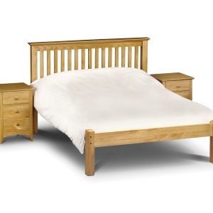 Barcelona Pine Low Footend 135cm Double Bed
