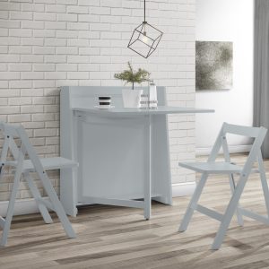 Helsinki Compact Folding Light Grey Dining Set