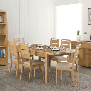 Curve Oak Dining Table