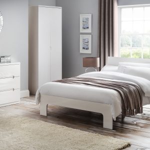 Manhattan 6 Drawer Wide Chest - White