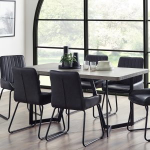 Miller Concrete Effect Dining Table