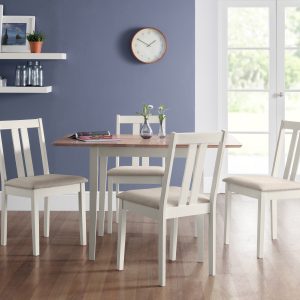 Rufford 2-Tone Dining Table Ivory/Natural